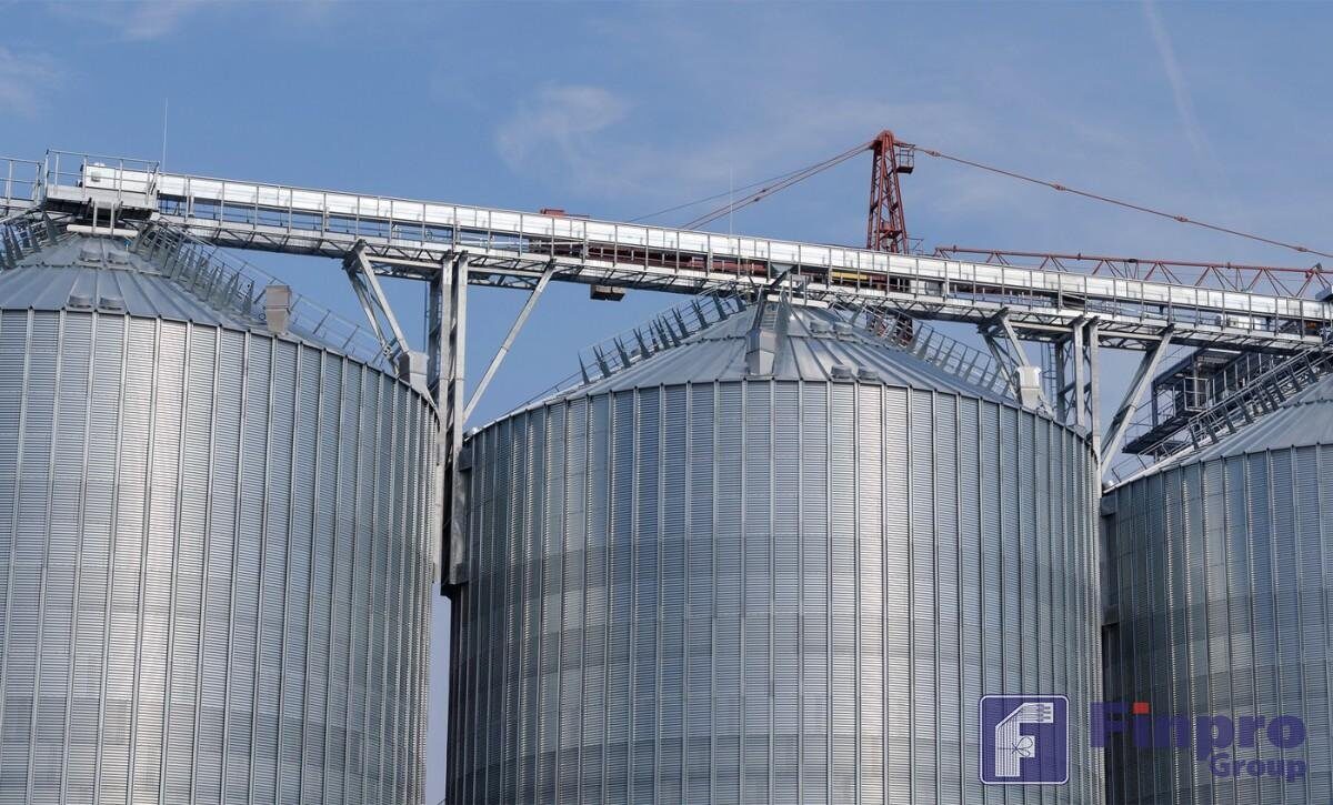 Стальные силосы с системой разгрузки на основе вибрирующего пола Vibrafloor